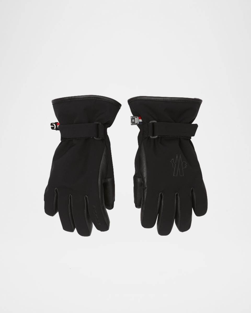 Girl's Logo-Print Ski Gloves, Size S-